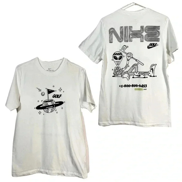 Nike Other - Nike Alien Golf T-shirt Size:s white
